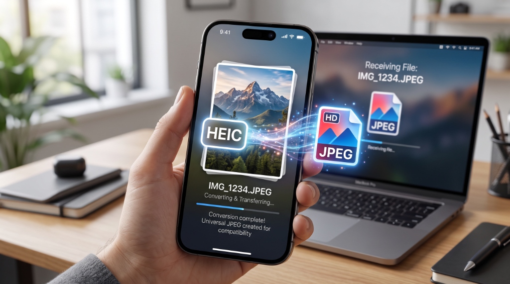 How to Convert HEIC to JPG Online Free (Open iPhone Photos Anywhere)